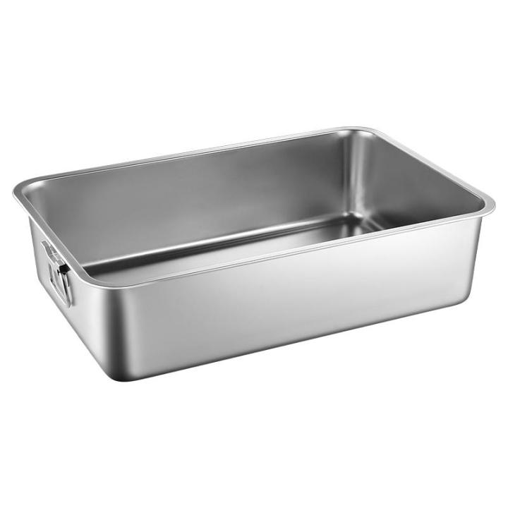 Large Rectangular Tub HANXIAO | Stainless Steel Large Rectangular Tub with Lid and Handle ...