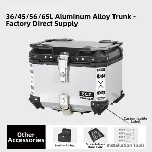 ZHUOLESHI | Quick-release Large Capacity Aluminum Tool Box for Motorcycle and Electric Scooter