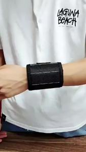 FinDee สายรัดข้อมือแม่เหล็กแรงสูง กระเป๋าแม่เหล็กเก็บอุปกรณ์ช่าง Wrist Strap
