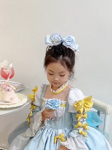 Jepitan Rambut Anak Model Pita Besar Import