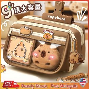 Kapibala 9layer pencil case stationery bag large capacity new transparent pencil pencil for middle and high school girls