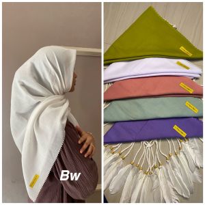 KERUDUNG DEENAY POLOS Voal Ultrafine Jilbab Hijab Segi Empat Segiempat Denay Terbaru