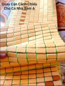 💥SIÊU ƯU ĐÃI💥 Chiếu Tre Cao Cấp Hàng Việt Nam Xuất Khẩu Loại 1 Chiếu Gỗ Chiếu Trúc Đủ Size Kèm Hộp Chiếu Tre Nằm Mát Tự Nhiên - Nemtot Bedding
