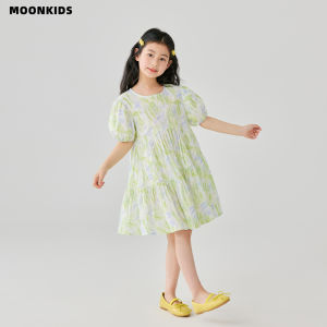 Moonkids | Đầm Công Chúa Hoa Cotton Mùa Hè Biển