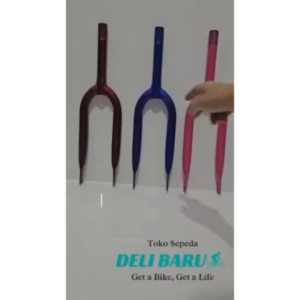 Fork / Garpu sepeda anak ukuran 18" model drat sepeda anak mini cewek