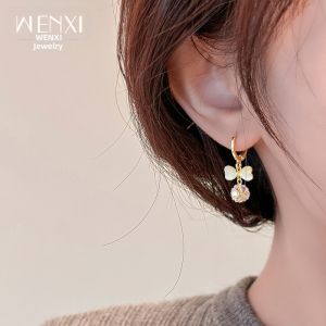 WENXI | Light Luxury Trendy Cats Eye Bow Earrings