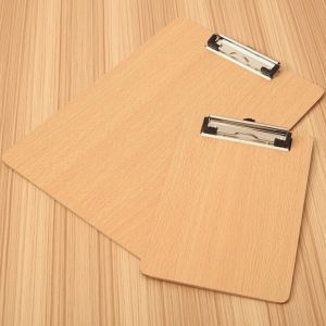 Clipboard แผ่นรองเขียนลายไม้ คลิปบอร์ดไม้ MDF คลิปบอร์ด มีให้เลือก 2 ขนาด A5 / A4 พร้อมส่งจากกทม.