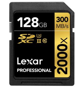 Lexar 2000X V90 SD Card Camera Internal Storage 32G/64G/128G/256G High Speed Memory Card for Digital Cameras