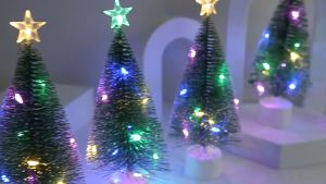 Colorful Christmas tree night light Childrens Toys Christmas decorations LED kids Christmas gifts