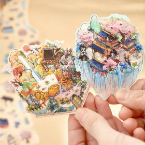 Mr.paper | Ancient Tale Scene Creation Decorative Pressure Relief DIY Stickers