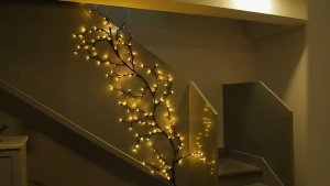 IQONICA LED Vine Tree Branch String Light 1.5M 72LED / 1.9M 96LED USB Fairy Lights Wall Christmas Decoration