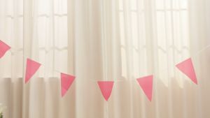 80M Fiesta Flag Red White Triangle Flags Birthday Party Outdoor Grand Opening Banderitas Decorations