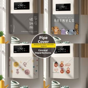 XILOUYUE | Waterproof Dustproof Decorative Cover Cloth for Gas Water Heater and Pipes