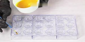 1 Chiếc Polycarbonate Khuôn Làm Socola Hình Trụ Dải Hình Cầu Khuôn Làm Kẹo Thân Thiện Với Môi Trường Làm Bánh Ngọt Dụng Cụ Làm Bánh Ngọt Cho Bánh Kẹo