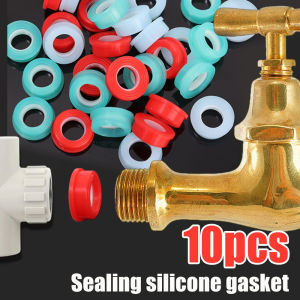 YESPERY 10pcs Faucet Leak-proof Sealing Gasket Washer Silicone Gasket Triangle Valve Rubber Pipe Hose Prevent Dripping Leak-Proof Plug
