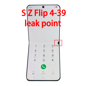 Defect Point Line AMOLED Inner Touch Screen Digitizer For Samsung Galaxy Z Flip4 SM-F721B SM-F721U Replacement With Frame