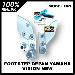 FOOTSTEP FUSTEP BOSTEP POSTEB PIJAKAN DEPAN YAMAHA VIXION NEW NVA NVL R MODEL ORI SET KARET