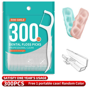 300/600/1200PCS dental floss stick interdental brush - (comes with 1 dental floss box) - suitable for oral hygiene and dental c