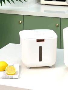 10kg/5kg Rice Dispenser and Storage with Measuring Cup Insect-proof Moisture-proof Food Storage Box