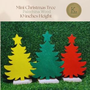 Mini Christmas Tree Wood Materials