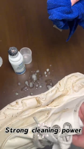 Shoe dry cleaner White Shoe Cleaner Stain Remover with Brush Head Quick-Dry No Residue for Men Women Kids Shoes Care