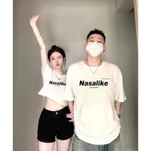 เสื้อยืดแขนสั้น Pure Cotton Disoo Couple คอกลมสีขาวพรีเมี่ยมสําหรับแบรนด์ออนไลน์แฟชั่นฤดูร้อน