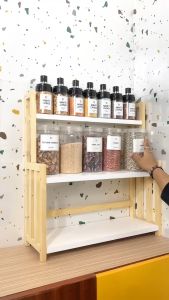 RAK BESAR/JUMBO… Rak bumbu dapur serbaguna susun 3 ukuran besar