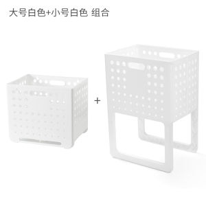 Large Capacity Foldable Dirty Clothes Basket Bathroom Wall Mounted Laundry Hamper Home Use Organizing Tool Simple Design