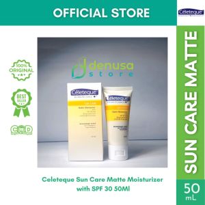 Celeteque Sun Care Matte Moisturizer With SPF 30 | 50Ml Tabir Surya UVA UVB Sunscreen Pelembab Matte Untuk Kulit Berminyak Krim Hypoallergenic Untuk Kulit Sensitif - Lazada