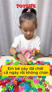 Bộ đồ chơi xếp hình hoa mai ghép hình 400 chi tiết đồ chơi giáo dục thông minh cho bé TOYLIFE