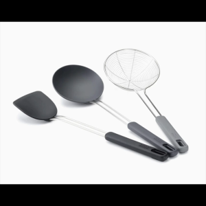 Bộ 3 Dụng Cụ Nấu Ăn Chuyên Dụng Joseph Joseph Nest Wok 10576 Chịu Nhiệt 270°C Thiết Kế Tiết Kiệm Không Gian GermanySnT