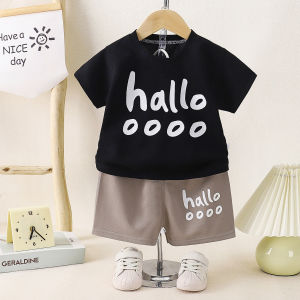 Children Summer Casual T-Shirt and Shorts Set