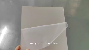 Peel/Stick Acrylic Full Mirror Sticker Soft Stitching Mirror Decal for Bathroom Walls Vanity Areas