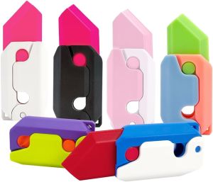 Toppillow 3D Printing Fidget Toys Knife Anxiety Stress Relief Toy for Kids Adult Gravity Carrot Knife Toy Gifts for Boys Girls