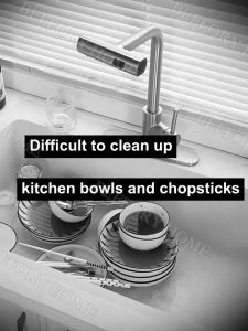 【24 Hours Shipped】Bowl cabinet Foldable kitchen cabinet rack household kitchen multi-layer storage box for bowls and chopsticks plastic shelf with cover for storing bowls chopsticks dishes drain tray storage rack
