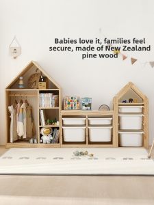 XIAOHUAMEIMEI | Eco-friendly Solid Wood Baby Girl Bedroom Wardrobe