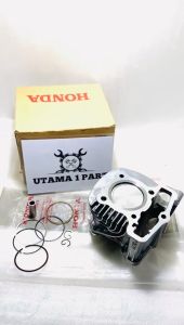 BLOK SEHER SET PISTON HONDA GENIO BEAT FI LED 2020 SCOOPY FI NEW K2F BEAT DELUXE KODE K0J BARU ORIGINAL TAHUN 2020 2021 2022 2023