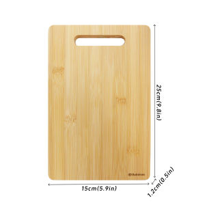 ​Bainison​​ ​​Minimalist Bamboo Cutting Board For Deli Slicing Anti Slip Durable Easy To Clean Use Small Tools In The Kitchen