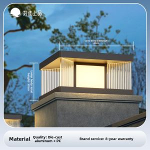 VINCAN | Solar New Style Outdoor Pillar Light