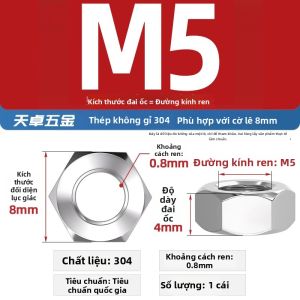 TIANZHUOJINSHU | Vít Tapping Đầu Chữ Thập Inox 304