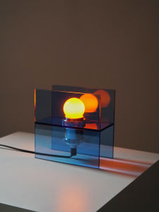 Acrylic Night Light Creative Decorative Table Lamp Designer Original Desktop Lamp Blue Sea Sunrise Atmosphere Lamp Modern Style