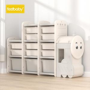Large Capacity Childrens Storage Shelf Rolling Cart
