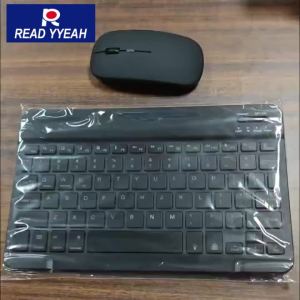New Slim 7 Color Backlit Bluetooth Keyboard Mouse ComboRechargeable Multi-Language for iPad Xiaomi Android Windows Tablet Phone