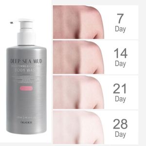 Whitening Body Wash Deep Sea MudGel White Perfume Lasting Fragrance Seluruh Badan Mandi badan putih 300ml
