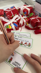 Christmas Gift Label Stickers - Personalized / Customized