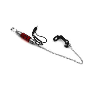 MNFT 1 ชิ้นเหล็กปลาคาร์พตกปลากัดปลุกแขวน Swinger LED ตัวบ่งชี้เรืองแสงทนทานปลาเครื่องมืออุปกรณ์ตกปลานาฬิกาปลุก