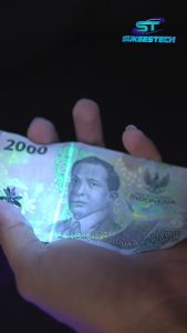 Senter Lampu UV LED 4 In 1 Alat Detektor Uang Palsu Sinar Ultraviolet Recharger Senter Serbaguna-S85