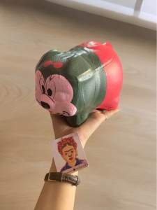 Heo đất truyền thống3D. tặng kèm thùng xốp