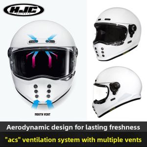 HJC | Vintage All-Season Full Face Motorcycle Helmet Fiberglass