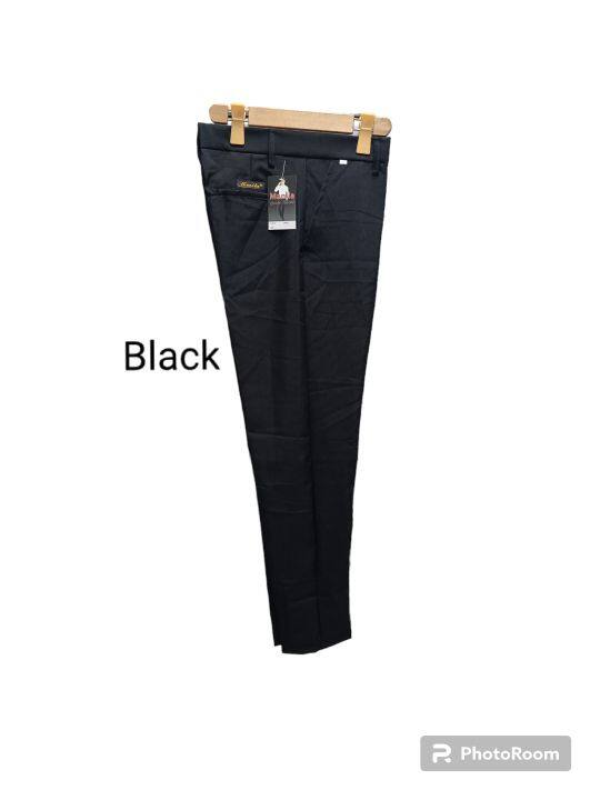 Slacks For Men Semi Skinny Type Black Lazada Ph